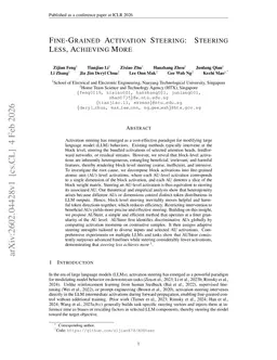 Fine-Grained Activation Steering: Steering Less, Achieving More