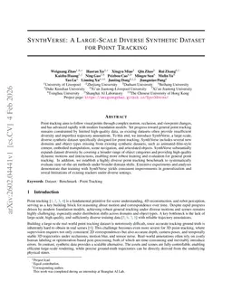 SynthVerse: A Large-Scale Diverse Synthetic Dataset for Point Tracking