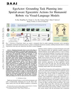EgoActor: Grounding Task Planning into Spatial-aware Egocentric Actions for Humanoid Robots via Visual-Language Models