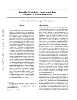 Rethinking Weight Tying: Pseudo-Inverse Tying for Stable LM Training and Updates