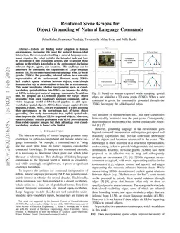 Relational Scene Graphs for Object Grounding of Natural Language Commands