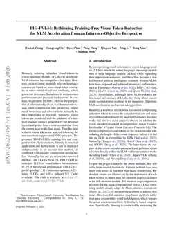 PIO-FVLM: Rethinking Training-Free Visual Token Reduction for VLM Acceleration from an Inference-Objective Perspective