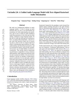 UniAudio 2.0: A Unified Audio Language Model with Text-Aligned Factorized Audio Tokenization