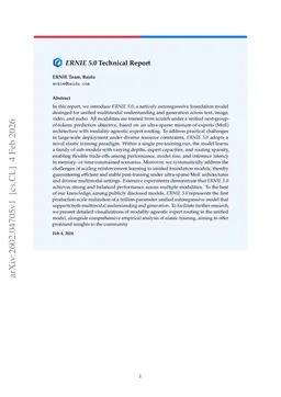 ERNIE 5.0 Technical Report