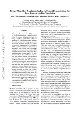 Beyond Many-Shot Translation: Scaling In-Context Demonstrations For Low-Resource Machine Translation