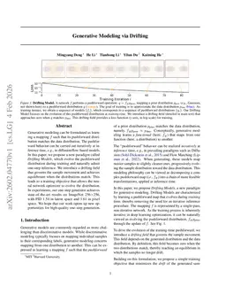 Generative Modeling via Drifting
