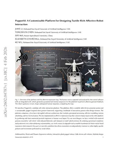 PuppetAI: A Customizable Platform for Designing Tactile-Rich Affective Robot Interaction