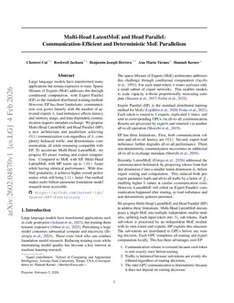 Multi-Head LatentMoE and Head Parallel: Communication-Efficient and Deterministic MoE Parallelism