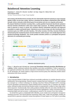 Reinforced Attention Learning