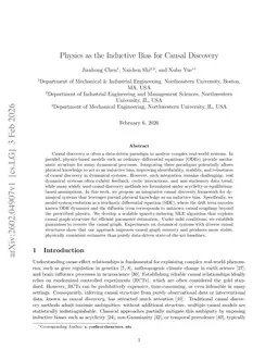 Physics as the Inductive Bias for Causal Discovery