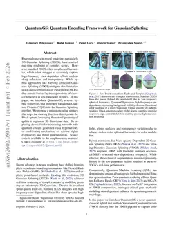 QuantumGS: Quantum Encoding Framework for Gaussian Splatting