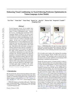 VISTA: Enhancing Visual Conditioning via Track-Following Preference Optimization in Vision-Language-Action Models
