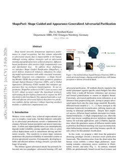 ShapePuri: Shape Guided and Appearance Generalized Adversarial Purification