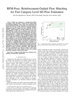 RFM-Pose:Reinforcement-Guided Flow Matching for Fast Category-Level 6D Pose Estimation