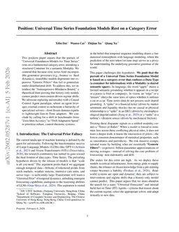 Position: Universal Time Series Foundation Models Rest on a Category Error