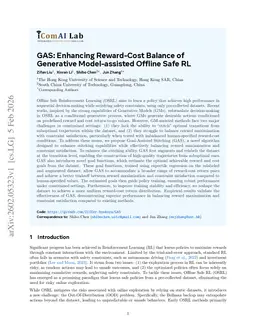 GAS: Enhancing Reward-Cost Balance of Generative Model-assisted Offline Safe RL