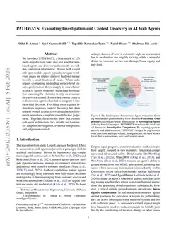 PATHWAYS: Evaluating Investigation and Context Discovery in AI Web Agents