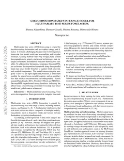 A Decomposition-based State Space Model for Multivariate Time-Series Forecasting
