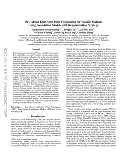 Day-Ahead Electricity Price Forecasting for Volatile Markets Using Foundation Models with Regularization Strategy