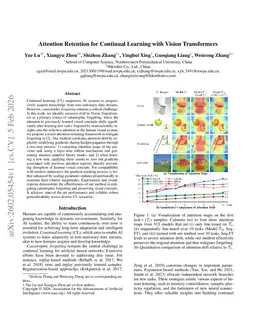 Attention Retention for Continual Learning with Vision Transformers