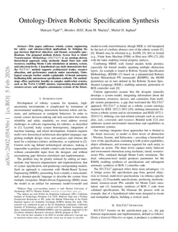 Ontology-Driven Robotic Specification Synthesis