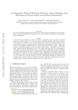 A Comparative Study of 3D Person Detection: Sensor Modalities and Robustness in Diverse Indoor and Outdoor Environments