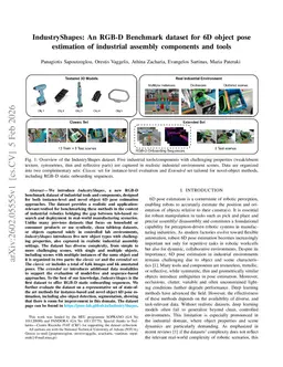 IndustryShapes: An RGB-D Benchmark dataset for 6D object pose estimation of industrial assembly components and tools