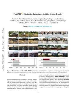 FastVMT: Eliminating Redundancy in Video Motion Transfer