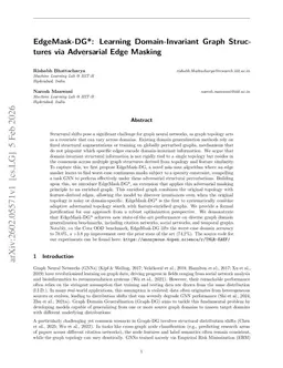 EdgeMask-DG*: Learning Domain-Invariant Graph Structures via Adversarial Edge Masking