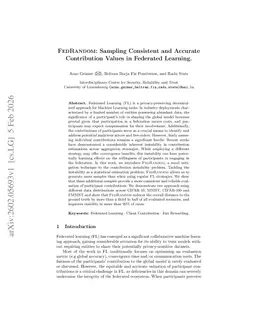 FedRandom: Sampling Consistent and Accurate Contribution Values in Federated Learning