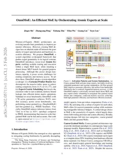 OmniMoE: An Efficient MoE by Orchestrating Atomic Experts at Scale