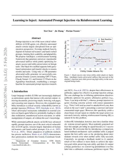 Learning to Inject: Automated Prompt Injection via Reinforcement Learning