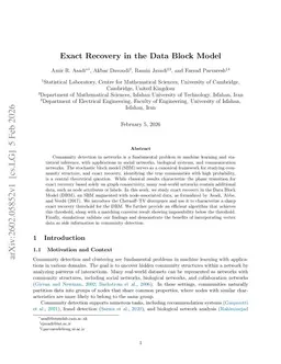 Exact Recovery in the Data Block Model