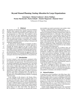 Beyond Manual Planning: Seating Allocation for Large Organizations