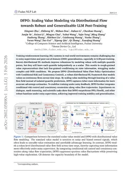 DFPO: Scaling Value Modeling via Distributional Flow towards Robust and Generalizable LLM Post-Training