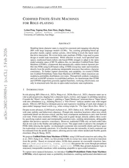 Codified Finite-state Machines for Role-playing