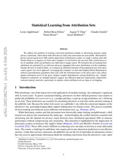 Statistical Learning from Attribution Sets