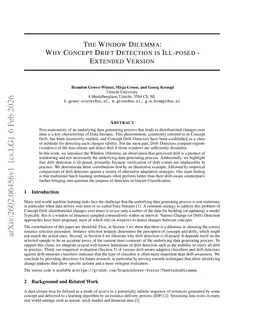 The Window Dilemma: Why Concept Drift Detection is Ill-Posed