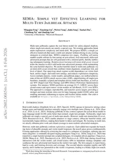 SEMA: Simple yet Effective Learning for Multi-Turn Jailbreak Attacks