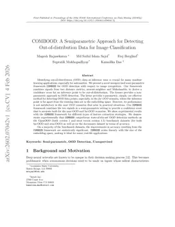 COMBOOD: A Semiparametric Approach for Detecting Out-of-distribution Data for Image Classification