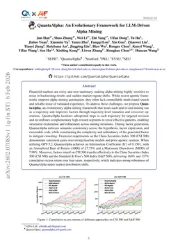 QuantaAlpha: An Evolutionary Framework for LLM-Driven Alpha Mining