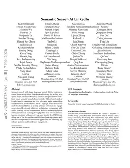 Semantic Search At LinkedIn