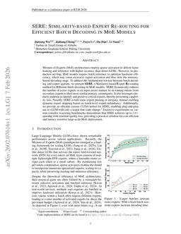SERE: Similarity-based Expert Re-routing for Efficient Batch Decoding in MoE Models