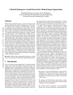 A hybrid Kolmogorov-Arnold network for medical image segmentation