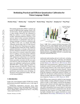 Rethinking Practical and Efficient Quantization Calibration for Vision-Language Models