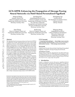 GCN-MPPR: Enhancing the Propagation of Message Passing Neural Networks via Motif-Based Personalized PageRank