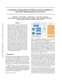 CyberExplorer: Benchmarking LLM Offensive Security Capabilities in a Real-World Attacking Simulation Environment