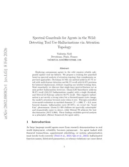 Spectral Guardrails for Agents in the Wild: Detecting Tool Use Hallucinations via Attention Topology