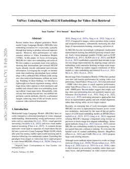 VidVec: Unlocking Video MLLM Embeddings for Video-Text Retrieval