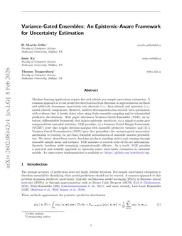 Variance-Gated Ensembles: An Epistemic-Aware Framework for Uncertainty Estimation